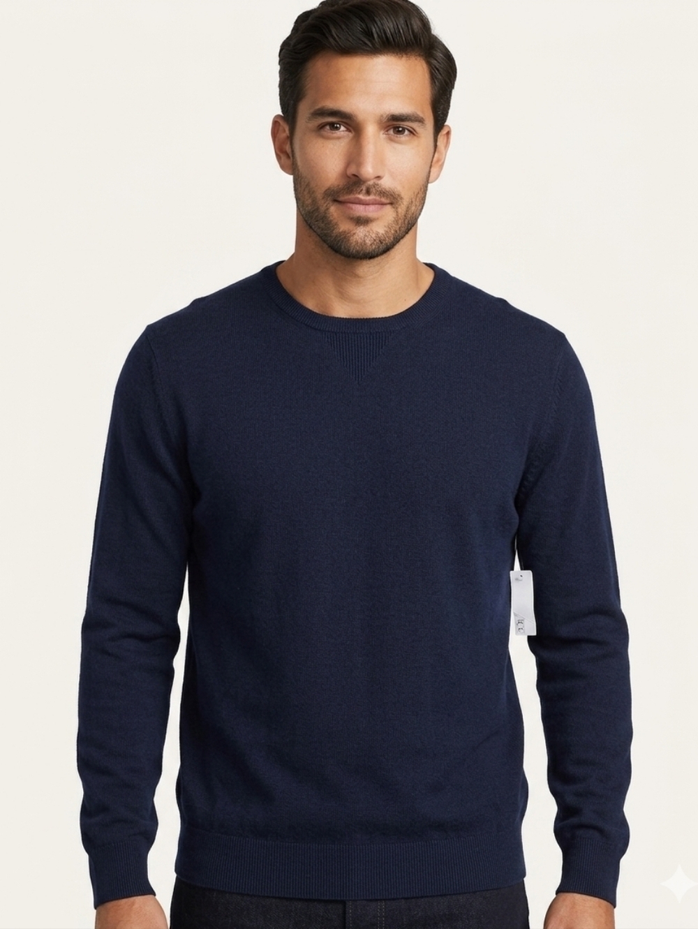Goodthreads Mens Navy Wool Crewneck Sweater Size XXL
